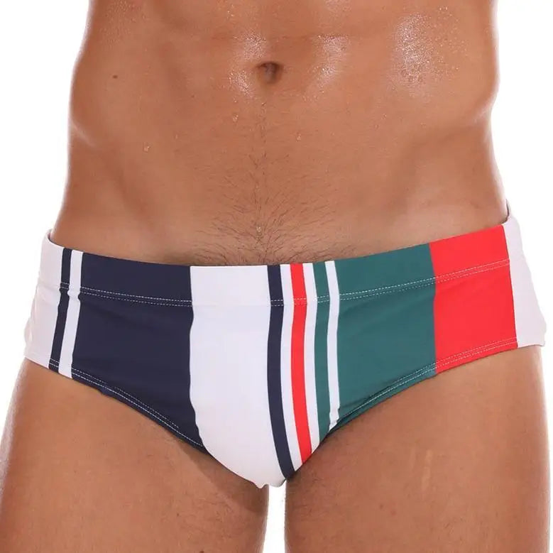 Datifer Summer Mens Shorts Swim Briefs Beach Sexy Removed Breathable Pad Printing Plus Size Bermudas Masculina Swimming Shorts