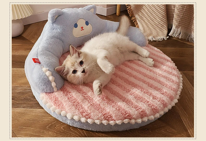 Dog Bed Padded Cushion for Small Big Dogs Sleeping Beds and Houses for Cats Super Soft Durable Mattress Removable Pet Mat