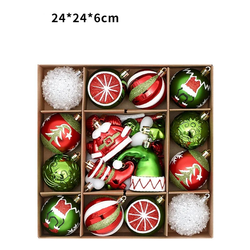 WinterLux KugelSet Bruchsicher - 46 Stück, Durchmesser ca. 6 cm