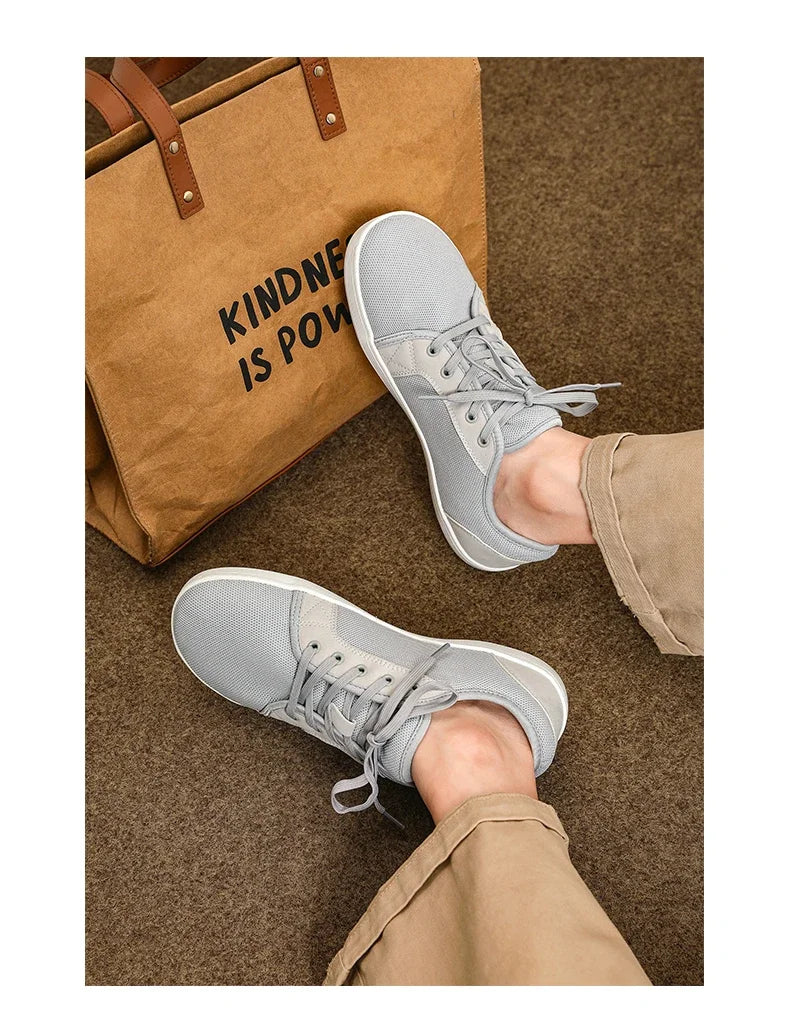 Sneakers For Men New Wide Barefoot Sneaker 2025 Fashion Flats Soft Zero Drop Sole Wider Toe LightWeight Fashion Shoes Plus Size