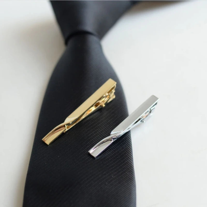 Krawattenklammer 2025: HJUEY 1pc Men's Business Tie Clip Stylish Durable - Tie Bar Regular Ties Perfect Weddings Business Meetings Collection