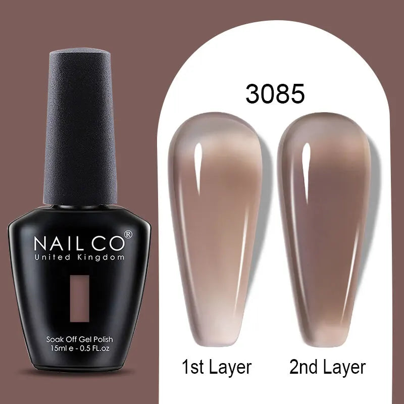 NailCO Gel Nail Polish Nail Art Translucent Vernis Semi Permanent UV LED Lamp Gel Manicure for Gel Polish Nail Glue Productos