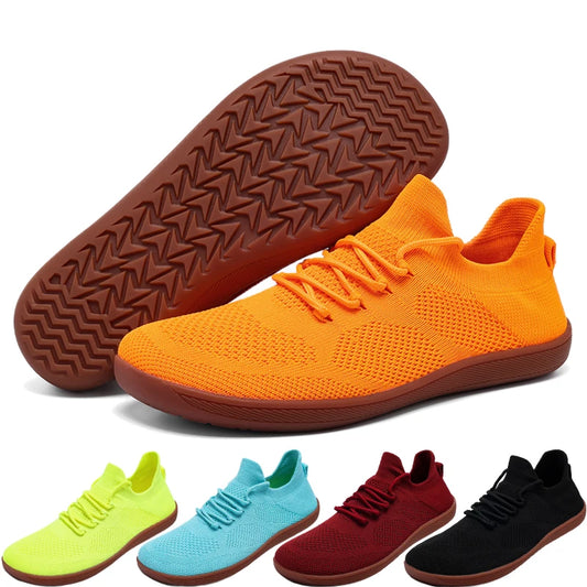 Men's and women's outdoor walking shoes Minimalist barefoot sneakers Comfortable breathable casual sneakers