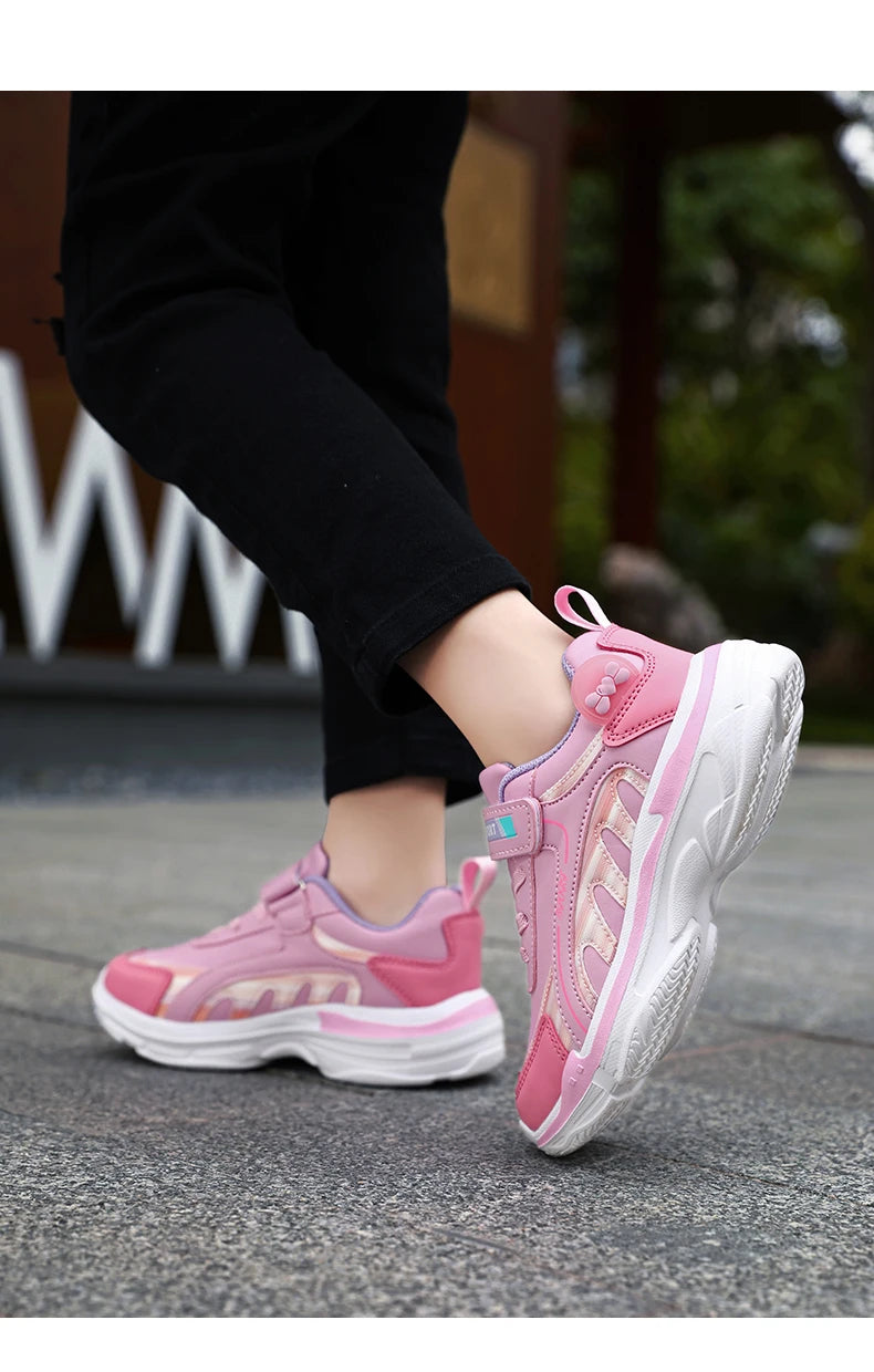 Schule Sneaker Für Mädchen Rosa 2025 Neu Komfortabel Frühling Casual Schuhe Für Kinder Weich Flexibel Kinder Mädchen Sport Schuhe