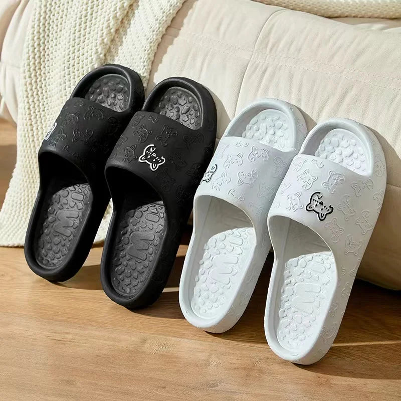 Frauen Sommer EVA Hausschuhe Innen Heim Bad Rutschfest Weich Breit Komfort Paar Hausschuhe Unisex Outdoor Strand Flip Flops Männer Slides