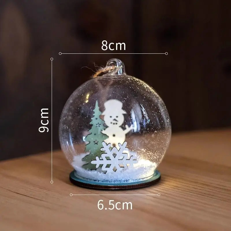 Luminous Lamp Glaskugeln Leuchtend - Durchmesser Ca. 4 cm, 6 Stück