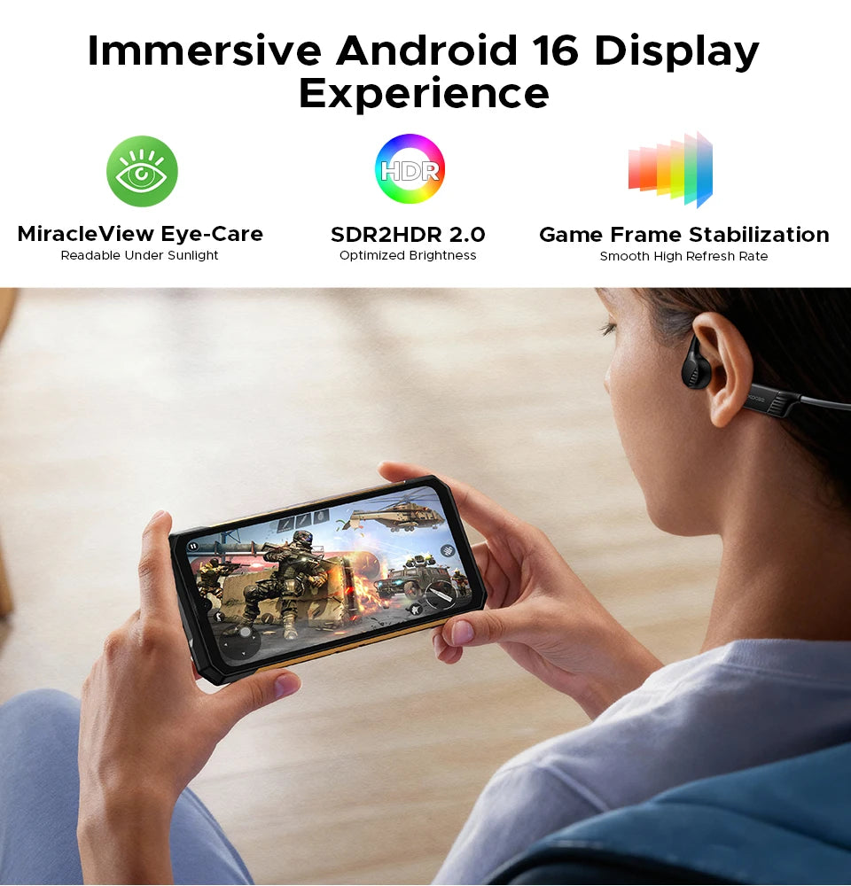 DOOGEE S200 X Gemini AI - 10100 mAh 33W 6,72 Zoll Display