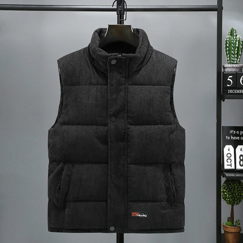 Hebei Weste Warm - Größe 5XL, Corduroy, Gepolstert