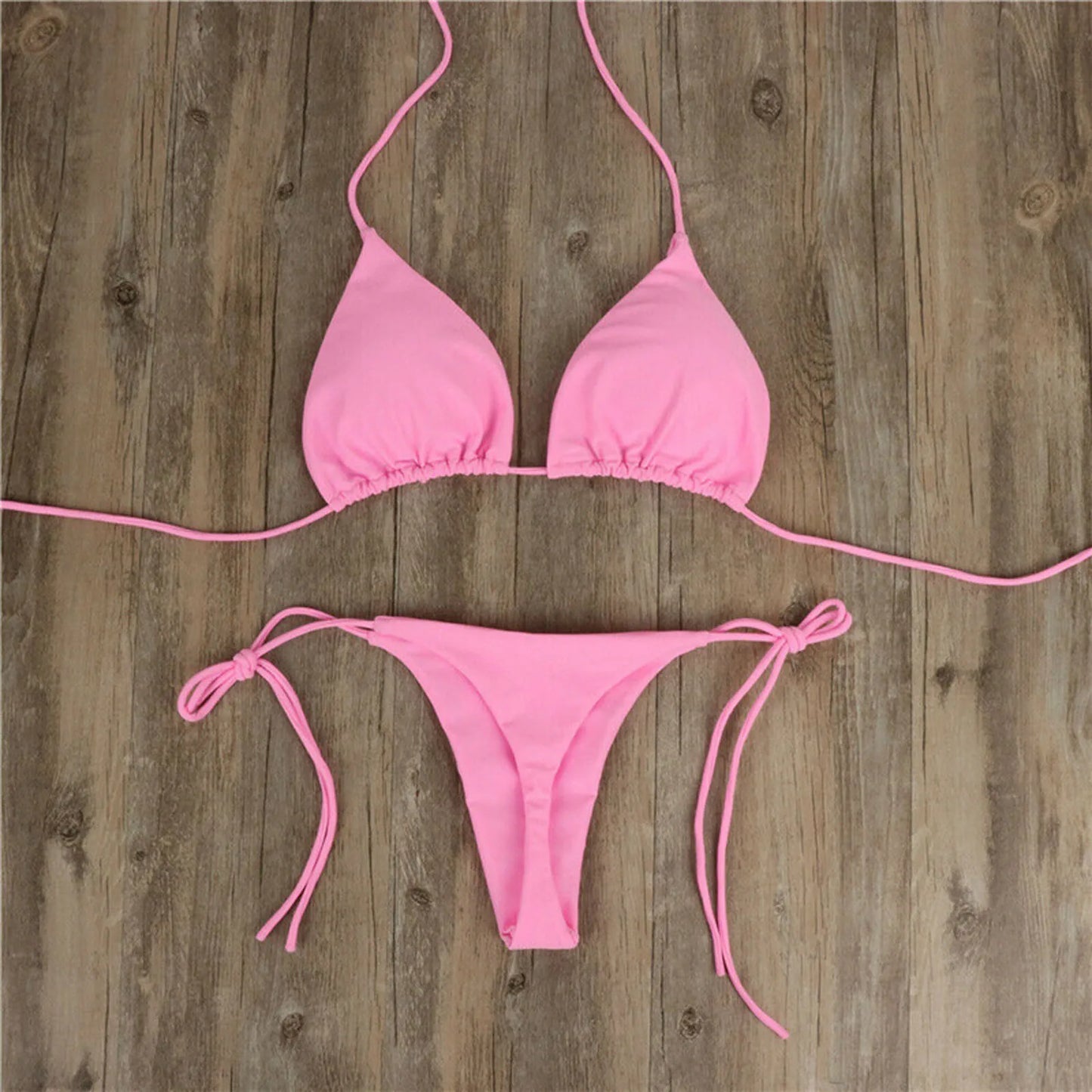 Brazilian Bikini Set 2025 - Zweiteiliger Sommer Bikini mit String-Höschen