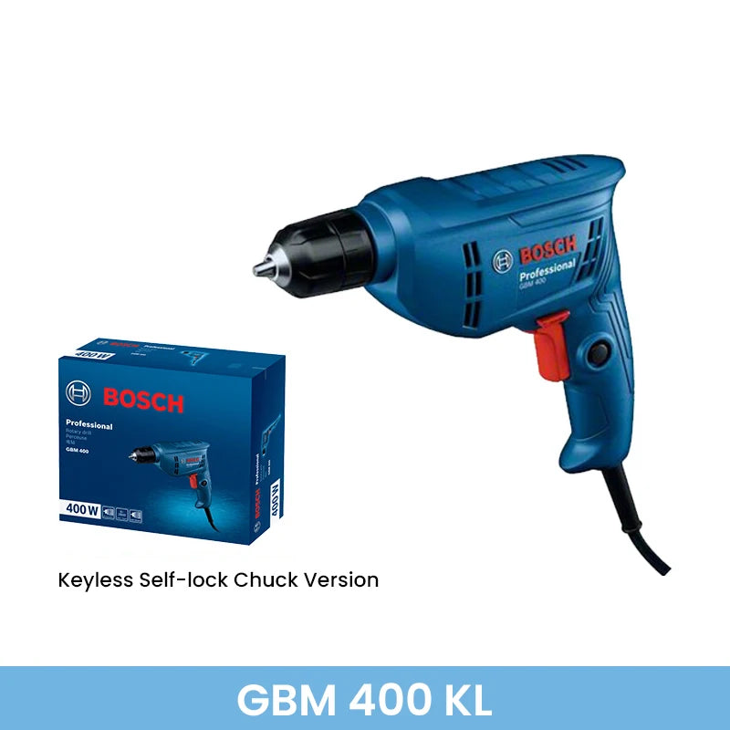 Bosch GBM 400 Bohrmaschine 400W - Elektrische Schlagbohrmaschine für Holz & Metall