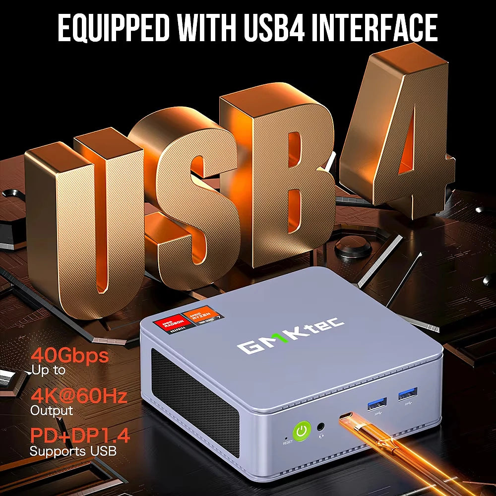 GMKtec K6 AMD R7-7840HS - 16 GB RAM 5,1 GHz Kompakt