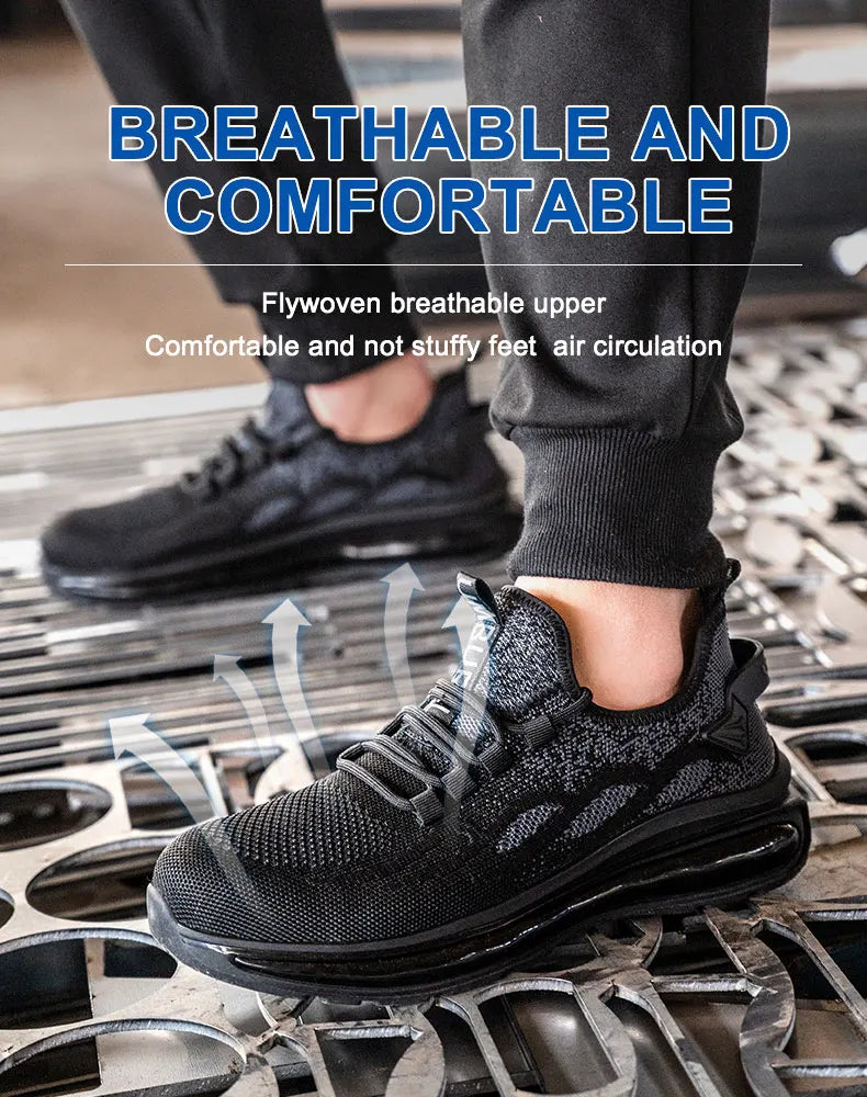 Lightweight Breathable Sneakers for Women Slip Resistant Shoes Outdoor Puncture-proof Outsole Comfort Wear Resistant Shoes
