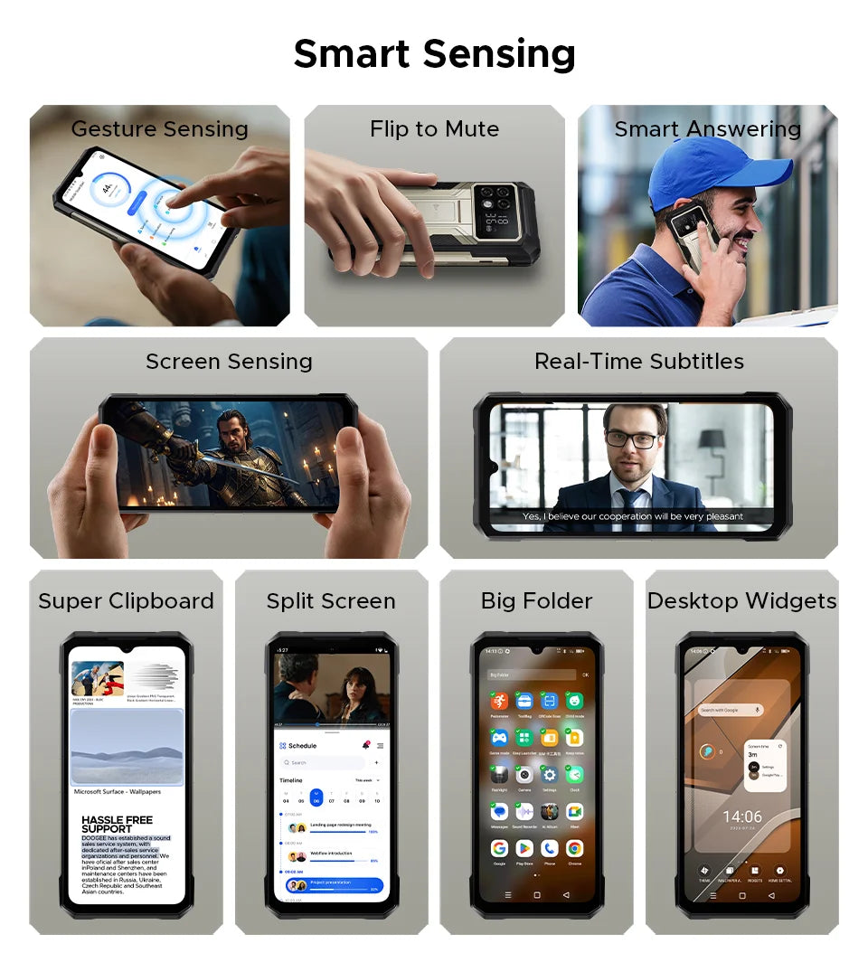 DOOGEE S200 Max Outdoor 5G - 22000 mAh Akku, 66 W, 6,72 Zoll