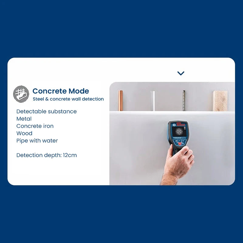 Scaner de perete 2025: Detector de perete Bosch Professional - Scaner digital pentru cabluri sub tensiune