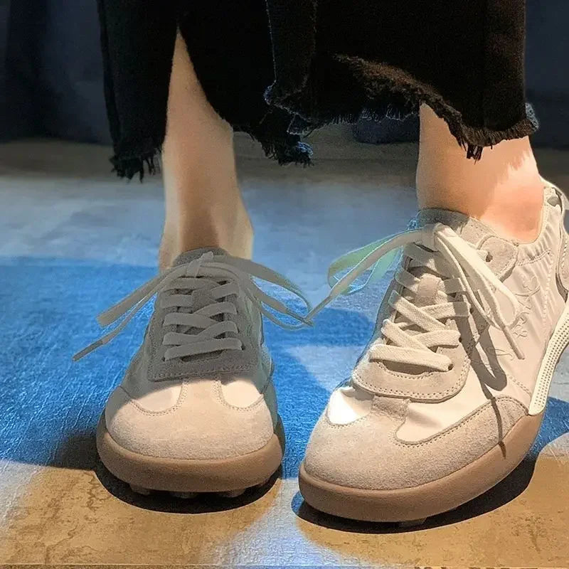 Sneakers Flat Women Footwear Sports Ladies Shoes Lace Up Luxury A On Offer Urban Young On Sale And Low Price Light New In Spring