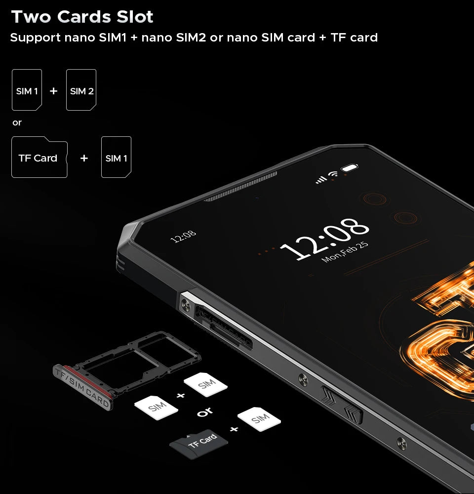 DOOGEE Blade GT Robustes 5G - 5500 mAh 18W 6.72 Zoll