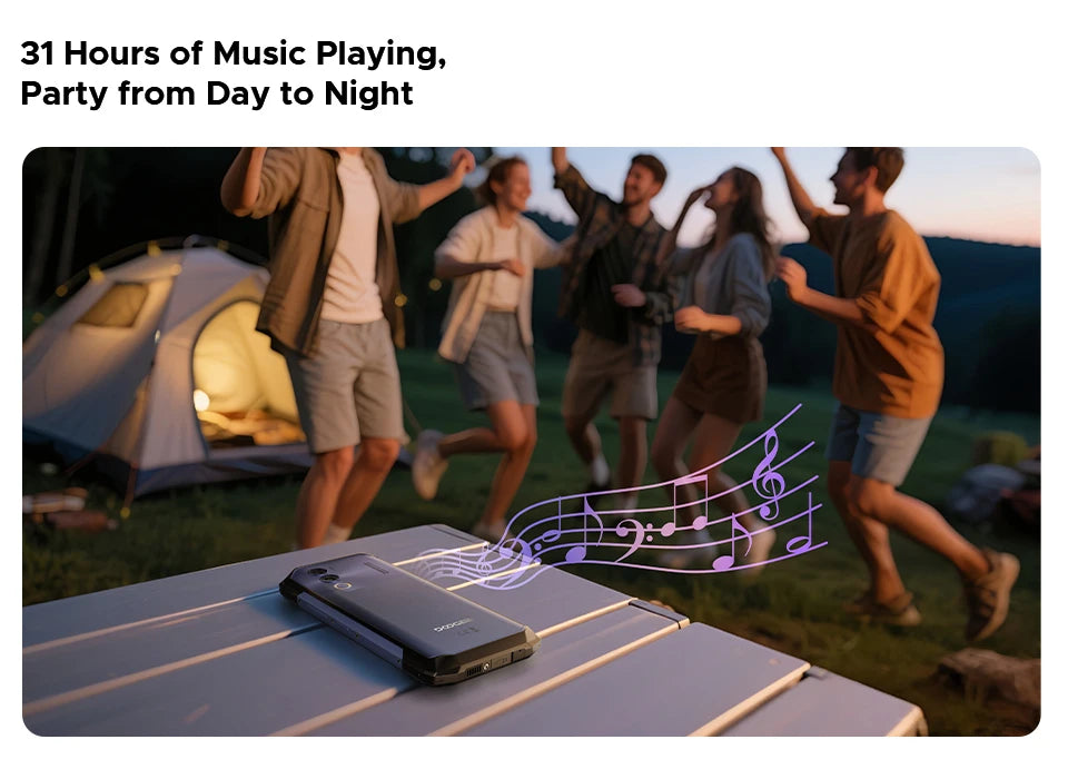 DOOGEE Blade20 Robustes Gemini AI Smartphone - 10300mAh 6,6 Zoll 18W