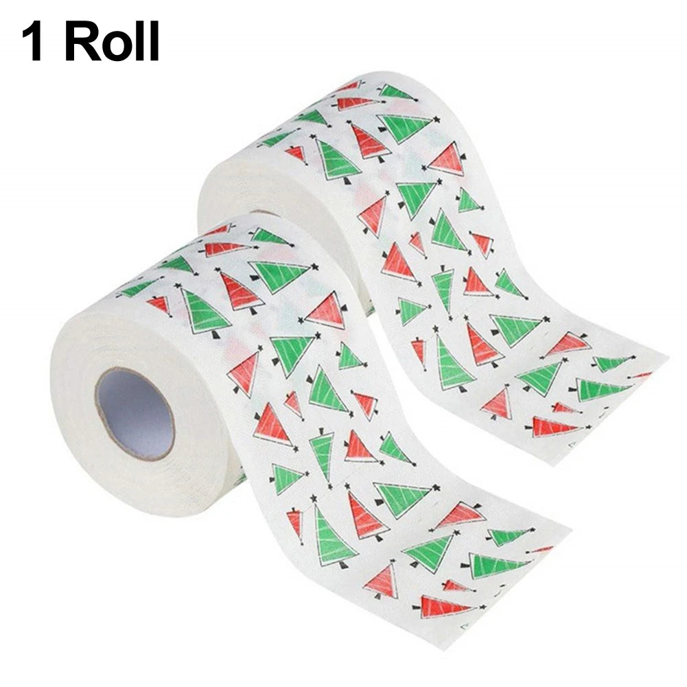 1 Pcs Christmas Santa Claus Bathroom Toilet Roll Merry Christmas Home Decoration 2024 Christmas Decoration New Year Ornaments