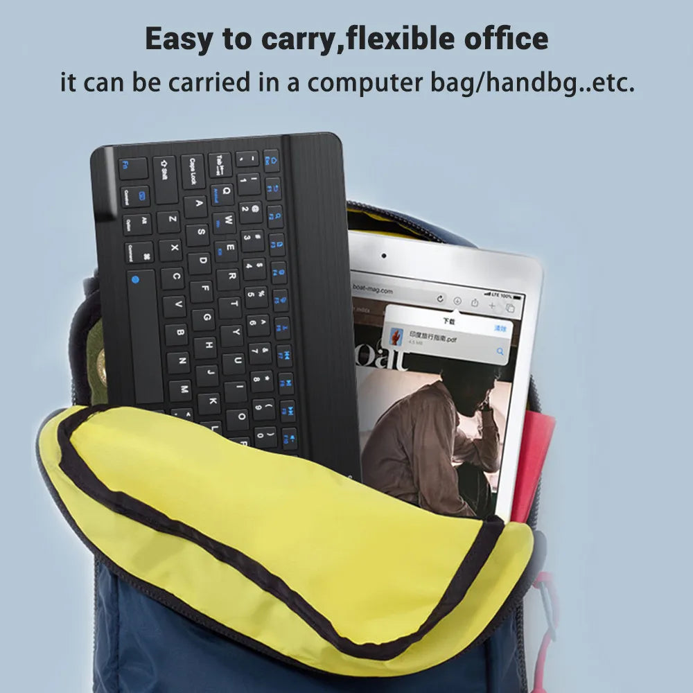 Bluetooth Wireless Tastatur und Maus für iOS Android Windows Tablet - Deutsche Version