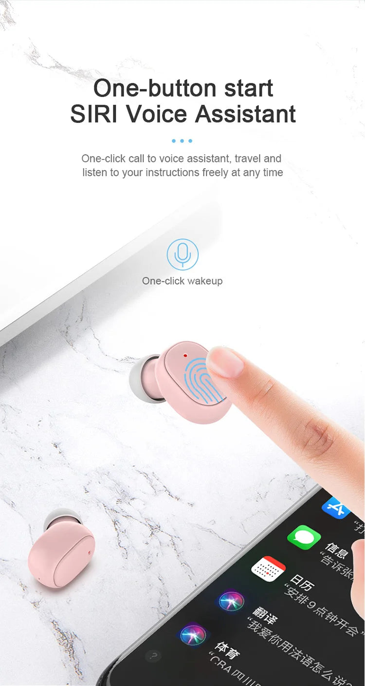 Bluetooth-Kopfhörer 2025: Original A6S TWS Headset Wireless Earphones Bluetooth Headphones - Sport Stereo Fone Bluetooth Earbuds for Xiaomi Huawei iPhone Collection