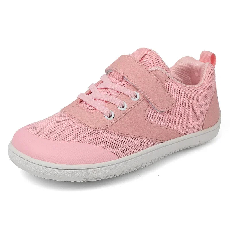 Kinder Weite Barfuß Schuhe - Minimalistische Jungen Mädchen Sneaker - Leichtgewicht Rutschfest Kinder Walking Schuhe Casual Skate Flats