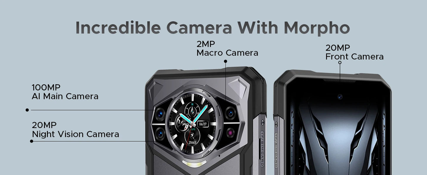 DOOGEE S200 Outdoor-Smartphone - 6,72 Zoll Display, 10100 mAh, 33W