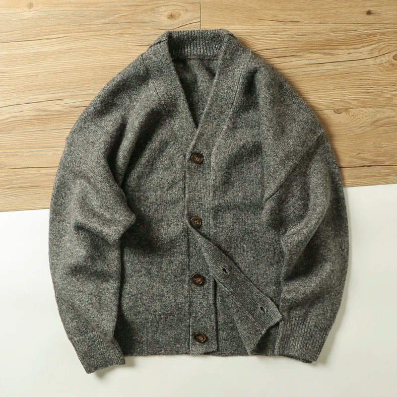 American Vintage Herren Cardigan Warm - Stark, M/L, V-Auss.
