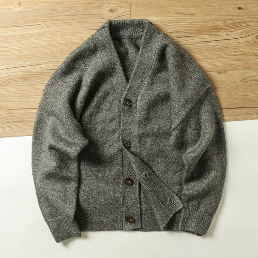 American Vintage Herren Cardigan Warm - Stark, M/L, V-Auss.