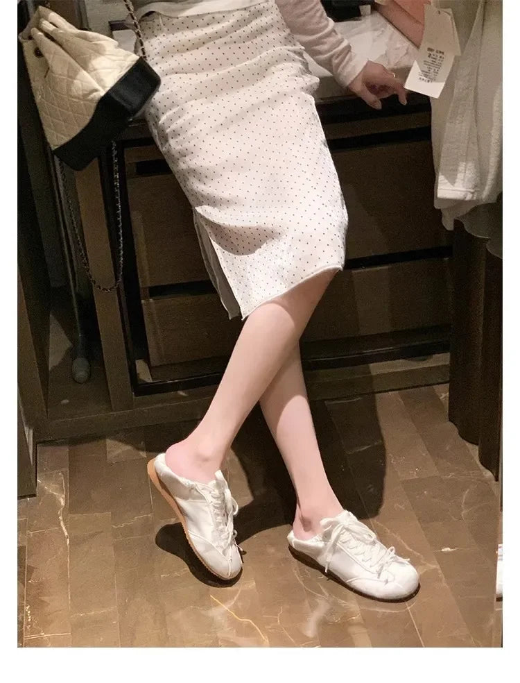 Comemore 2025 Neu Sommer Damen Ballet Stil Süß Mädchen Sport Board Schuhe Mode Satin Schleife Freizeit Flats Damen Komfortabel