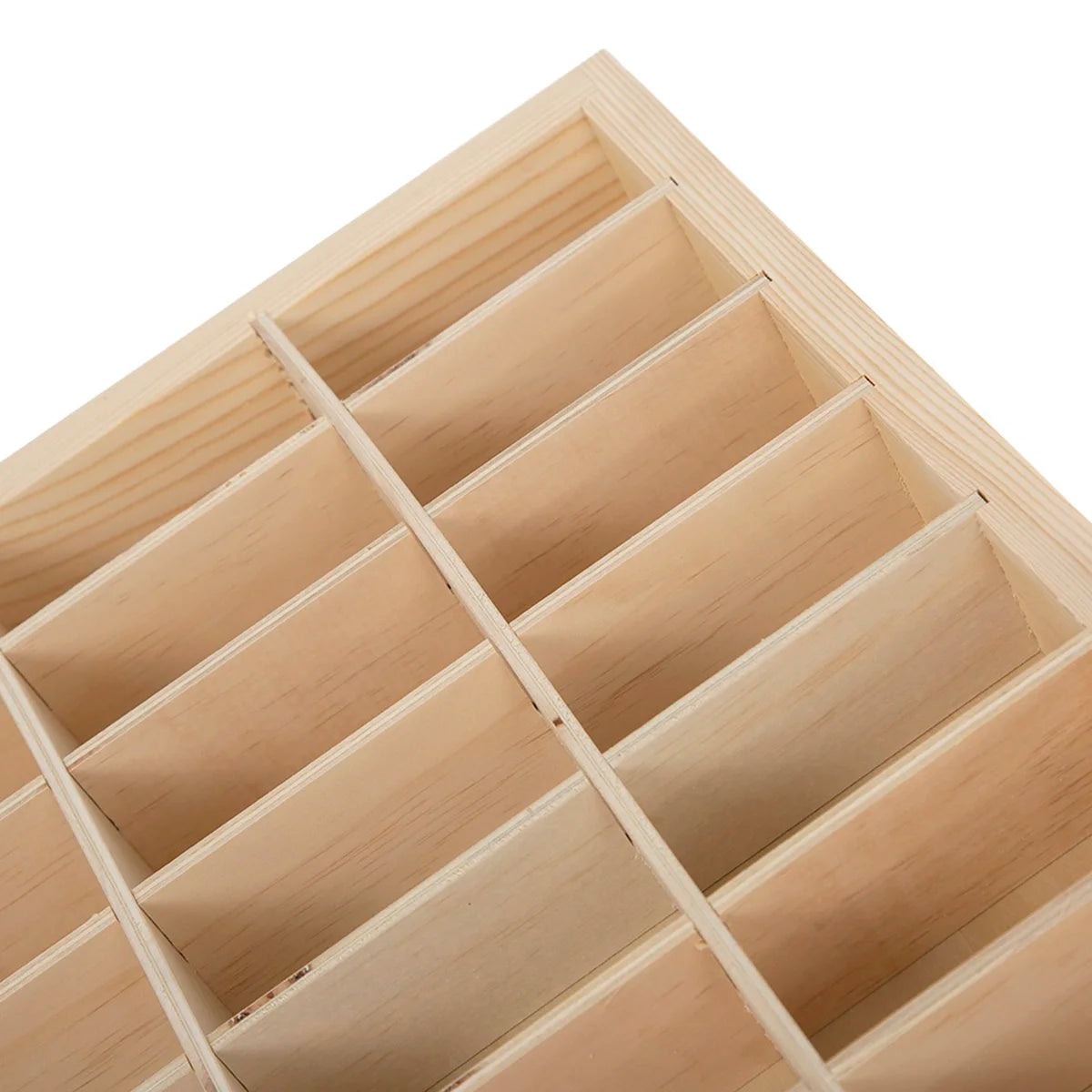 NONE Massivholz-Wandaufbewahrungsbox 60 Fächer Maße 58,5 x 64,5 cm