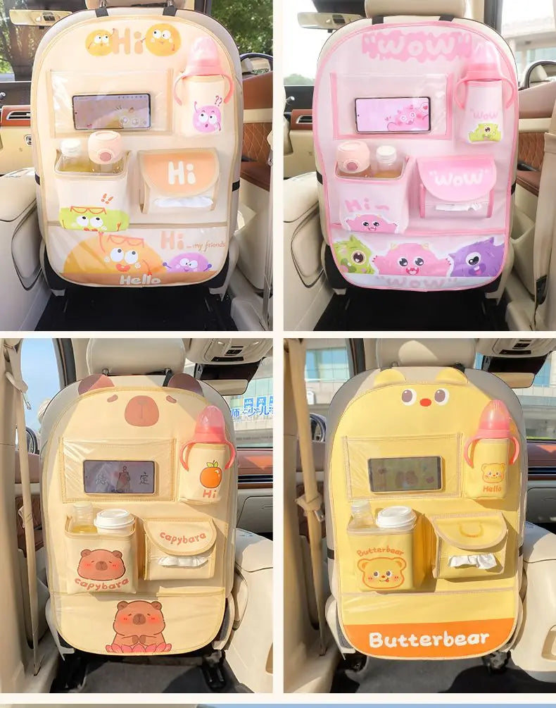 Car Seat Back Storage Bag Hanging Bag Multifunctional Storage Box Car Seat Back Storage Bag Car Interior Decoration Supplies