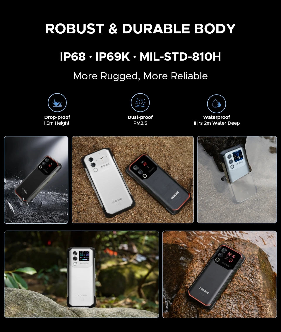 DOOGEE Blade10 Max Robustes - 10300 mAh 18W 6,56 Zoll Display