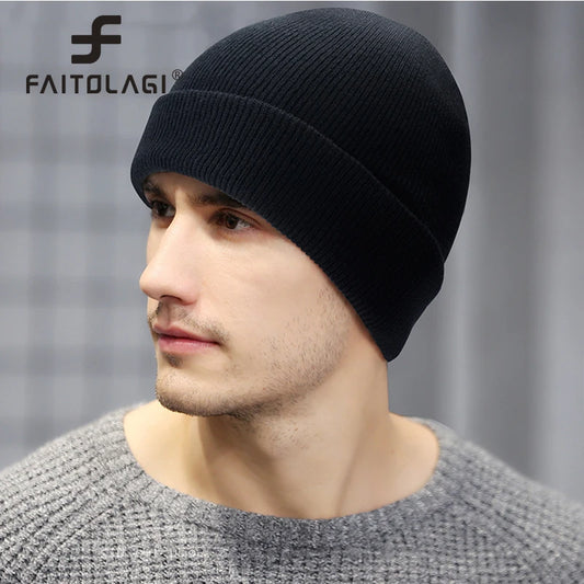 FAITOLAGICN Skullies Beanie - Warme Einheitsgröße Acryl