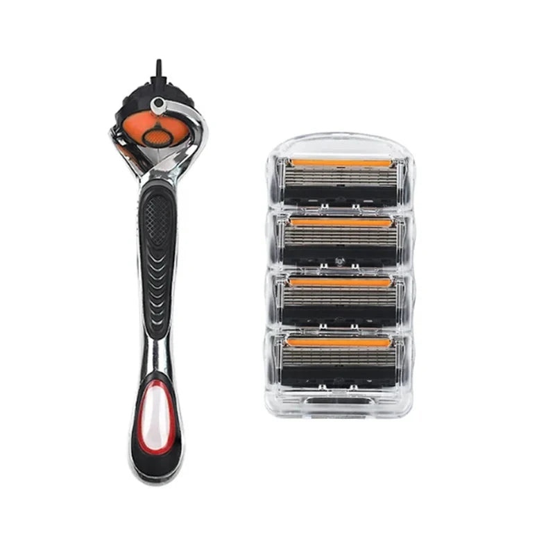 NONEM Rasiermesser Fünf Schicht Klinge - Edelstahl Kopfbreite 5 cm