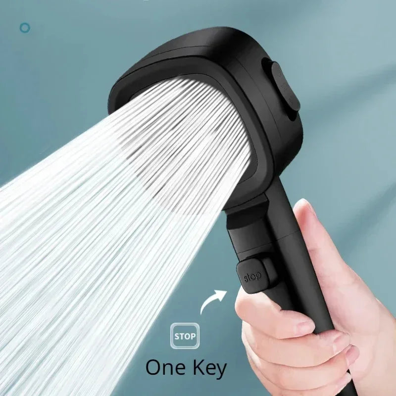 Xiaomi 3-modes Shower Booster Showerhead Powerful Booster Adjustable Shower Head Bathroom Water Head Rain Home Shower Set