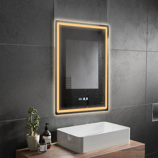 Lumina Badezimmerspiegel LED Dimmbar Antibeschlag Touch-Schalter