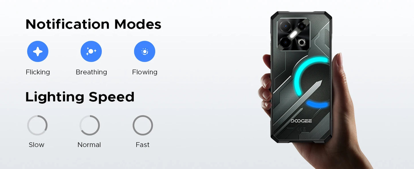 DOOGEE Blade GT Play Robustes 5G - 256 GB, 5800 mAh, 6,72 Zoll