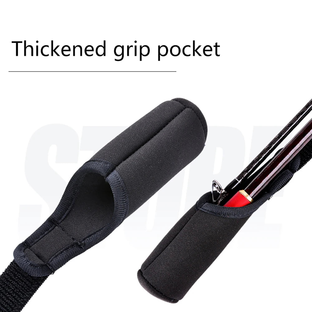 Angelruten-Schutz 2025: 1-10PCS Fishing Rod Protection Sleeves Luya Bundle - Rod Belt Adjustable Fishing Rod Sleeves Cover Strap Rod Organizer Fish Tool Collection