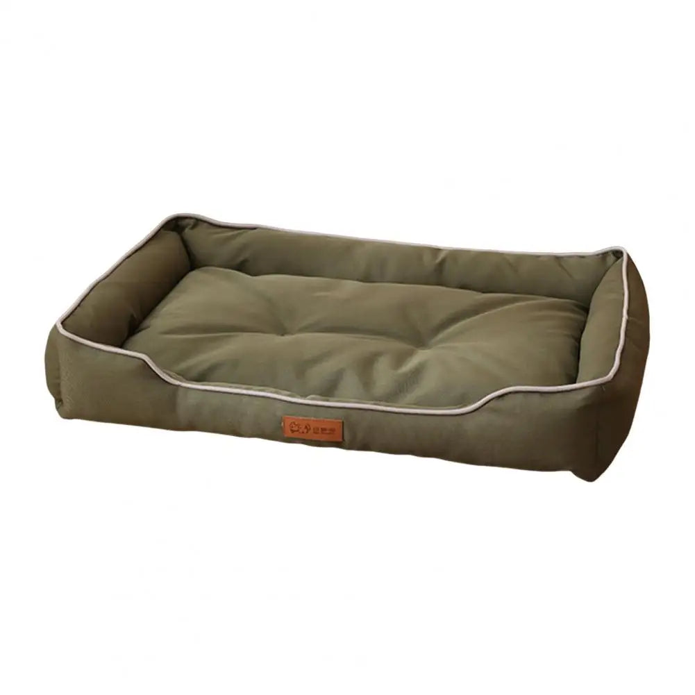 Dog Bed Waterproof Dog Bed with Non-slip Cozy Bolster Cushion for Small Dogs Washable Pet Nest Mat for Extra Dogs Soft for Dogs