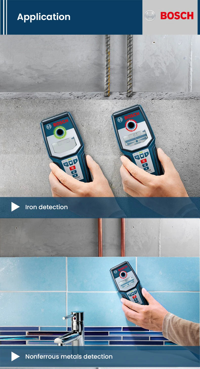 Scaner de perete 2025: Detector de perete Bosch Professional - Scaner digital pentru cabluri sub tensiune