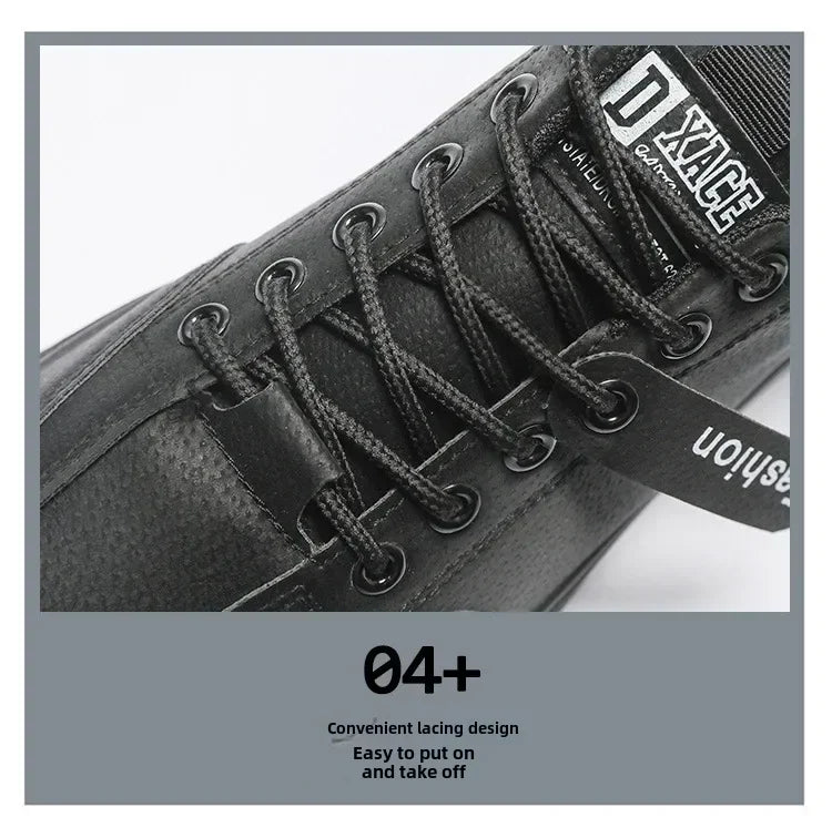 Wear resistant New BreathableWork Safety Shoes Trendy Versatile Comfortable Eva Insoles Rubber Upper shoes for men  sneakers men