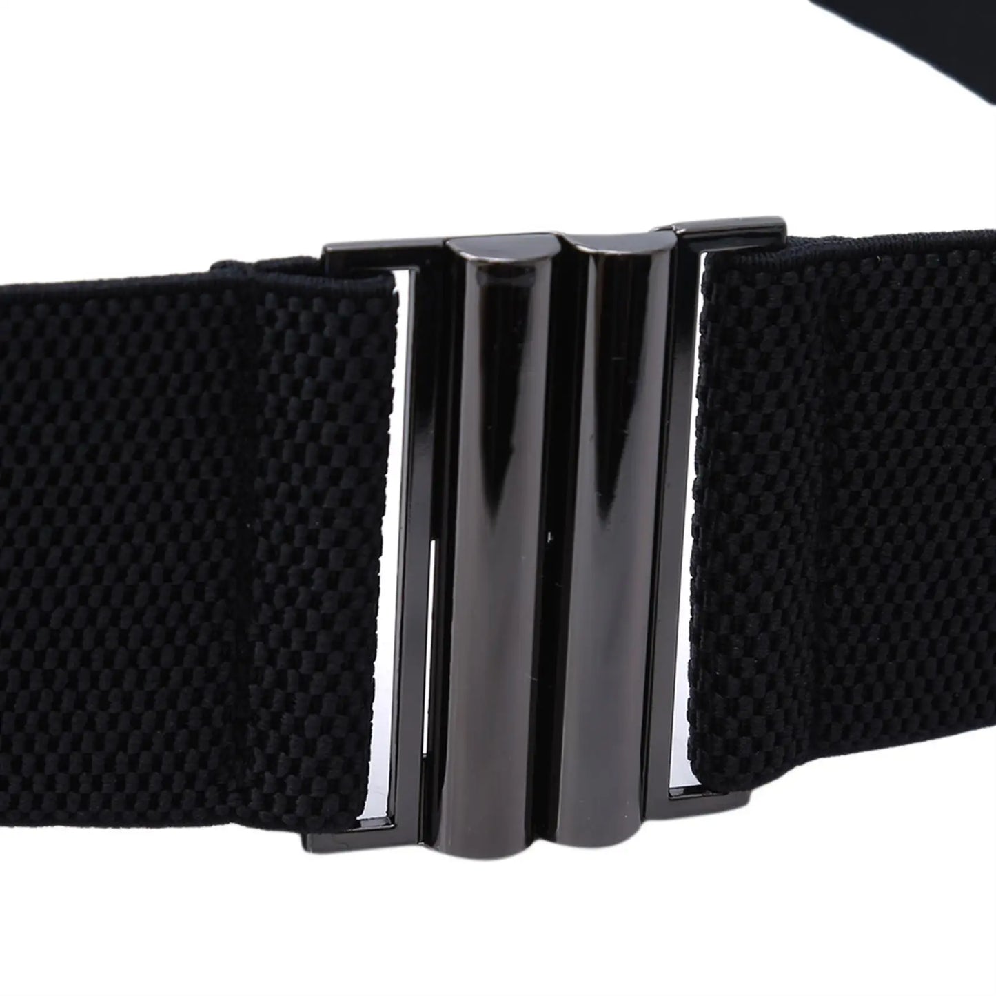 Women Elastic Belt Simple Solid Color Down Coat Waist Belts Female High Quality Elegant Lady Buckle Cummerbands Waistband Corset