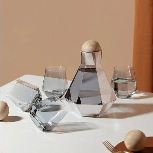 Drinkware Kristallkaraffe Klar - 1L 500ml 25cm Set