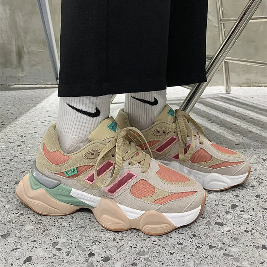 Women Sneakers 2023 Plus Size 41 42 Brand Design Women's Vulcanized Shoes Pink Girls Sports Shoes Fashion Chunky Sneakers Female