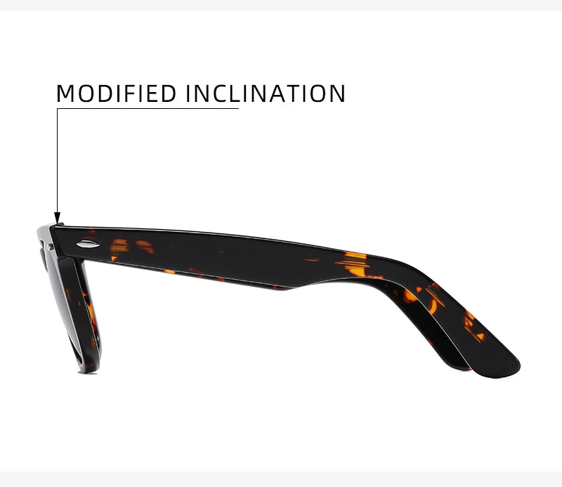 ROGBAE Trendige Sonnenbrille Herren Klassiker Glas Linse Acetat Sonnen Brille R2140 Luxus Marke Nieten Design Schutzbrille Damen Sonnenbrille
