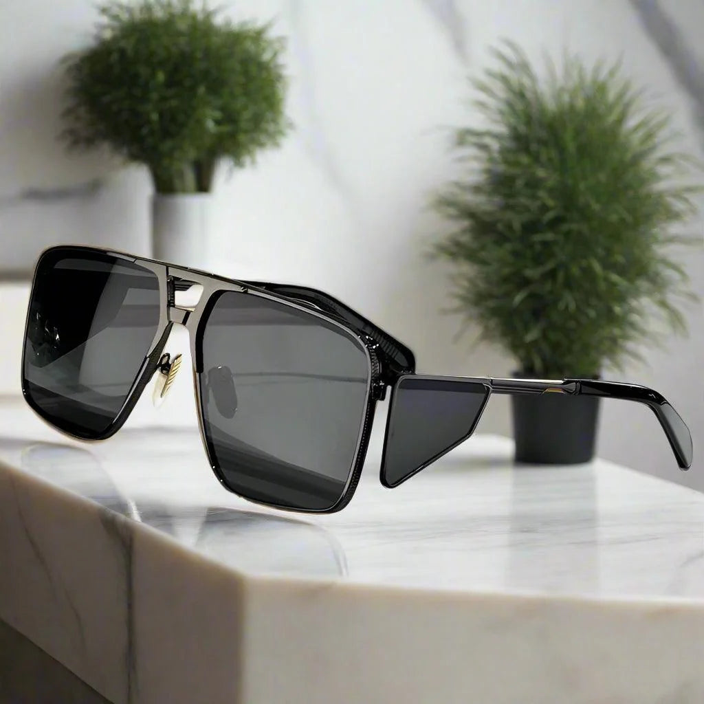 JACQUE MARIE MAGE,Assen alloy handmade sunglasses classical vintage