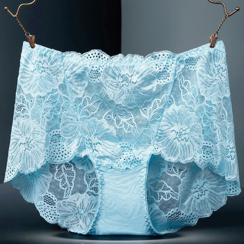 Plus Size Beliebte Unterwäsche Frauen Höschen Slips für Weiblich Hipster Unterhose Elegant Lingerie Spitze Baumwolle Tanga Brazilian Große Größe Beliebter Verkauf