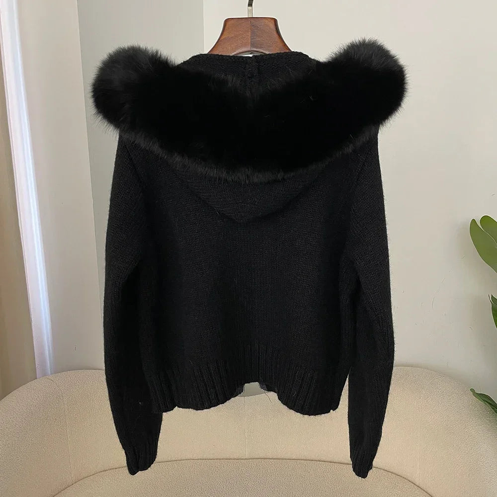CN Zhejiang Cardigan Kapuze - Größe M, Gewicht >320 g/m²