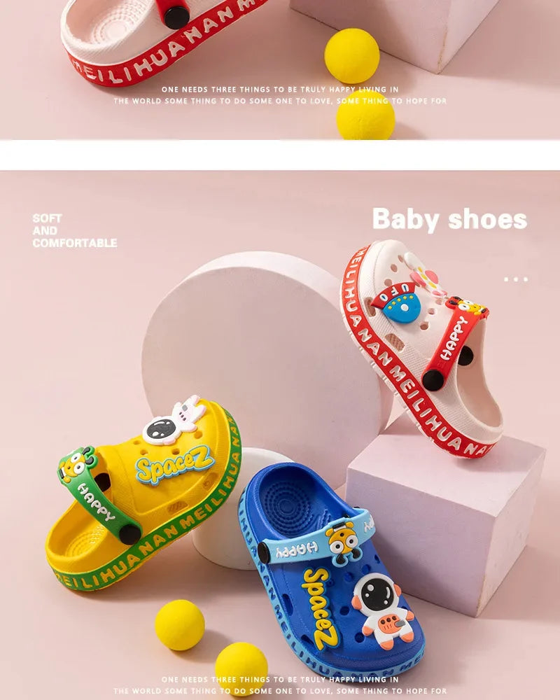 ZYCZWLCN Kinder Sandalen Cartoon Rutschfest - Gr.10-11 PVC