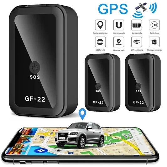 GPS-Tracker 2025: GF-22 Car Tracker Device Strong Magnetic - Automatic Alarm Motorcycle Car Mini GPS Trackers Voice Control Anti-Lost Device Locator Collection